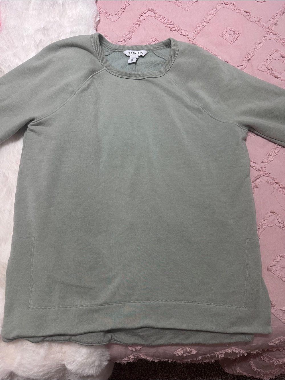 Athleta Sage Green Crewneck Sweatshirt